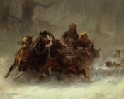 阿道夫 施赖尔 : A Troika Persued by Wolves